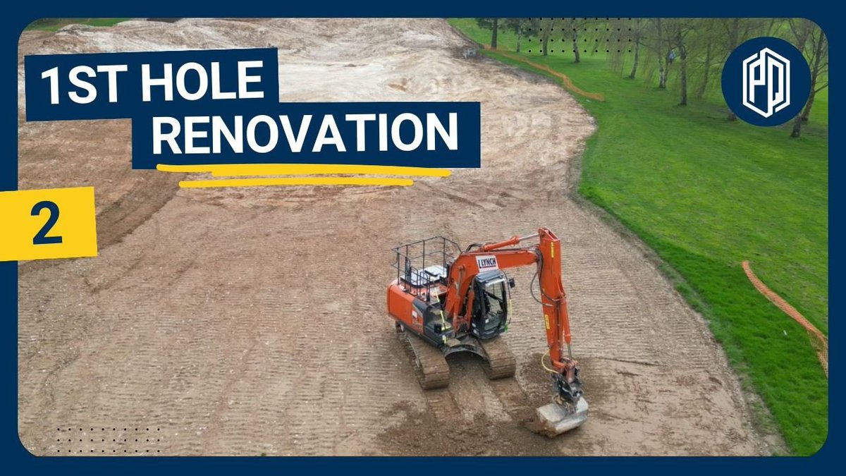 New video: 1st Hole Renovation | Dirt Diaries Part 2/3 youtu.be/2RcPoOO4zWs?si…