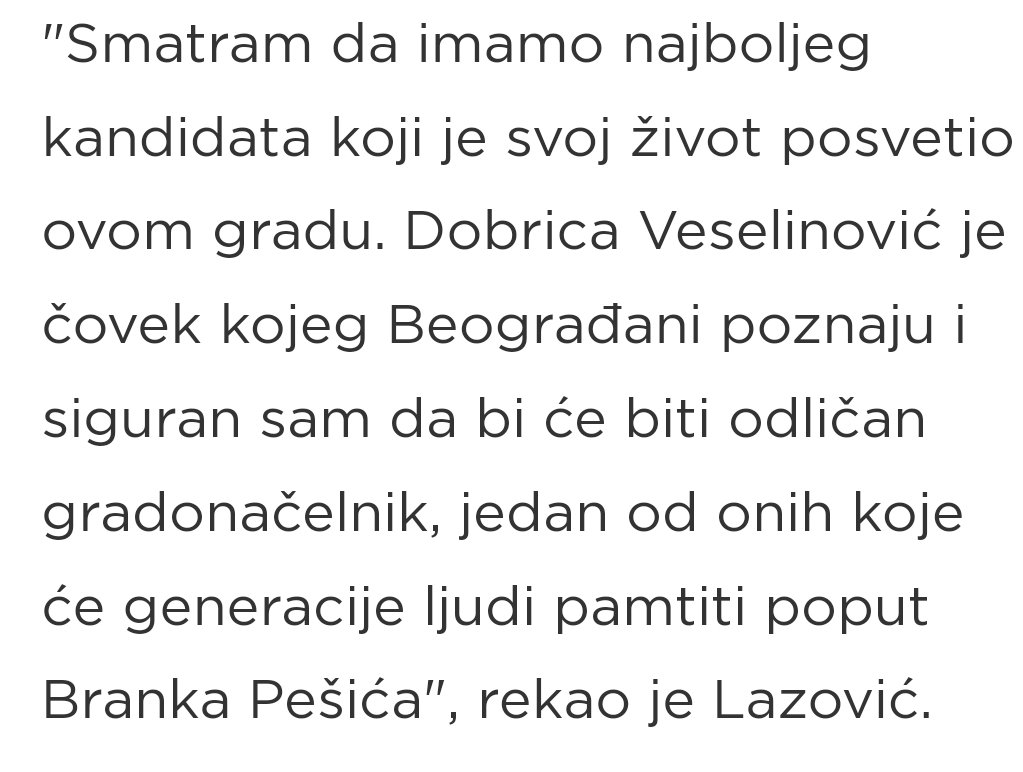 Novi Branko Pešić🤦🤦🤦.
Uh, jbt, ovo poređenje...izvinjavam se svim simpatizerima ali  ovo je neprimereno, skoro pa uvreda