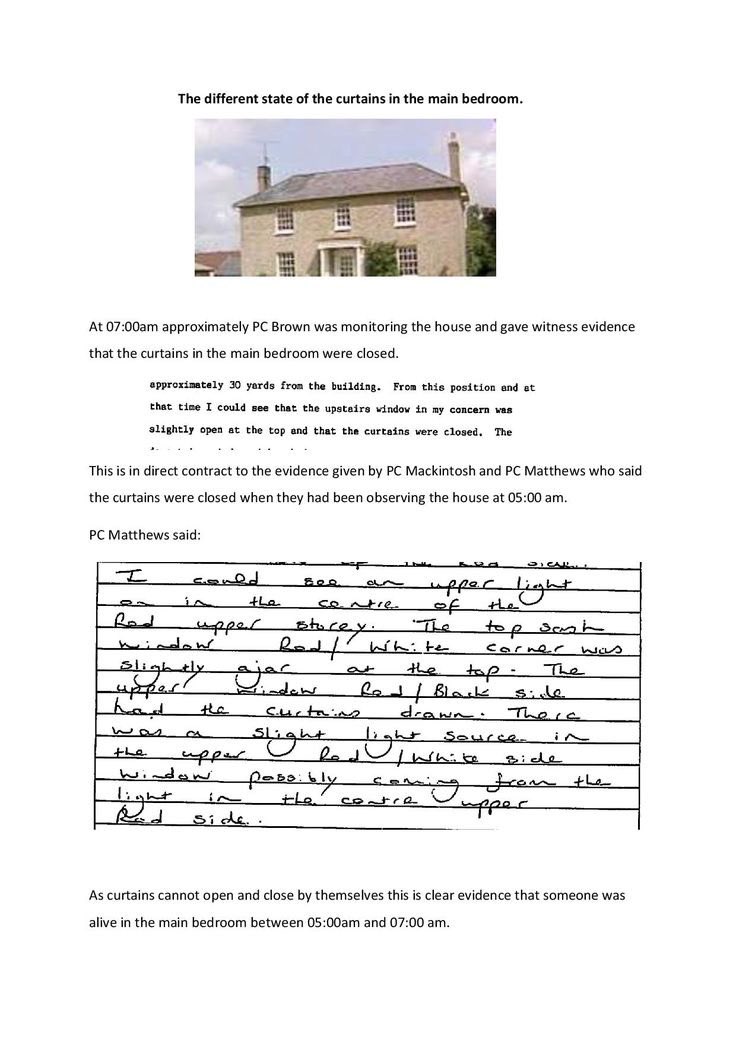 Here’s more evidence that Sheila was alive and active in WHF whilst Jeremy was outside with the Police. The document below shows how the state of the curtains in the main bedroom were changing! Yet the CCRC still hasn’t referred Jeremy’s case! Jeremy Bamber is innocent! J4J!!