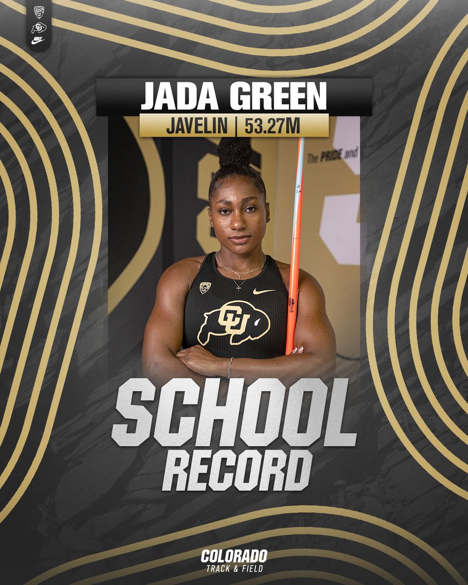Breaking records like it's nobody's business! Jada Green has outdone herself yet again, smashing her own school record in the Javelin Throw with an incredible mark of 53.27m!