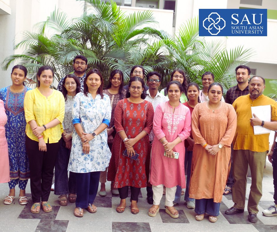 Day 2 of the Workshop on Fundamentals of Science Communication and Public Engagement organised by the Office of Research and Development, SAU. The students had an interactive session and practise session on ‘Developing a strategy and communication plan for a project’ and ‘Using