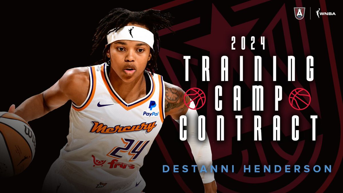 The Atlanta Dream have signed guard Destanni Henderson to a training camp contract, the organization announced today. Read more: bit.ly/dh24sign