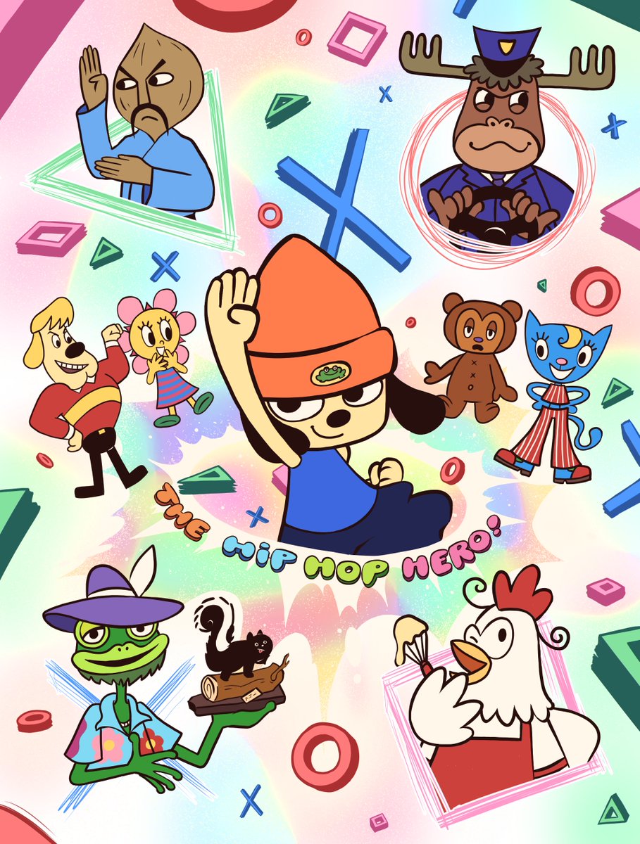 parappa redraw!! #parappatherapper