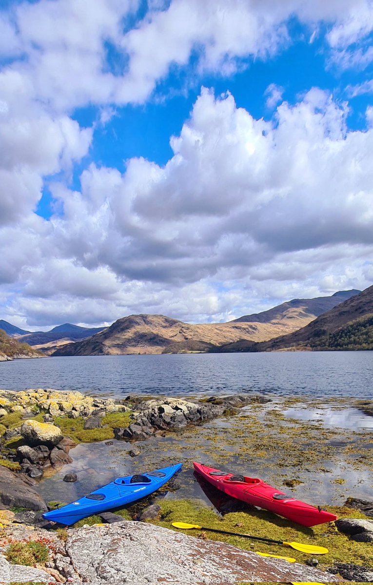 Wee kayak trip up Loch Etive to wee islands at Sgeir Lag Choan.