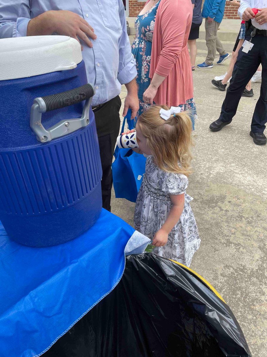 We’re here and ready to serve you! Free ice cold water and hand fans to keep you cool today. Come see us on the Dogwood Festival Promenade until 6pm.