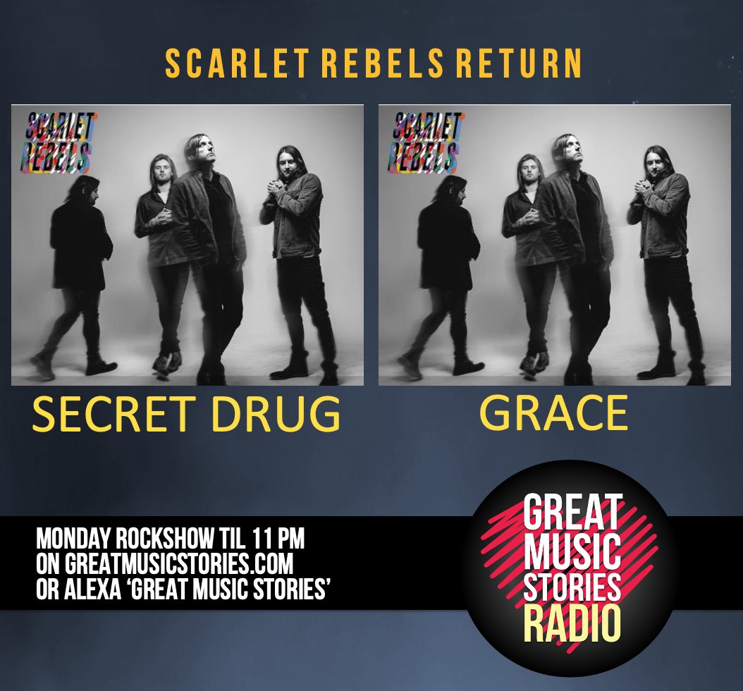 Double Rebels. A pair of fabulous new @ScarletRebels songs turning heads. Which do you want for Monday’s rockshow?