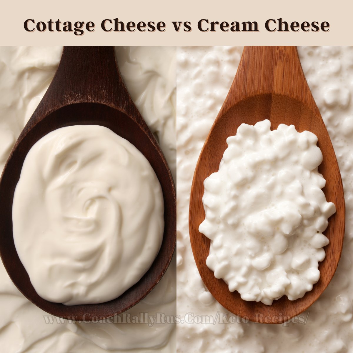 Cottage cheese and cream cheese are both dairy products, but they’re like distant cousins in the cheese family.
When it comes to nutritional value, cottage cheese is the clear winner because...
Read more:
coachrallyrus.com/keto-recipes/c…

#cottagecheese #ketorecipes