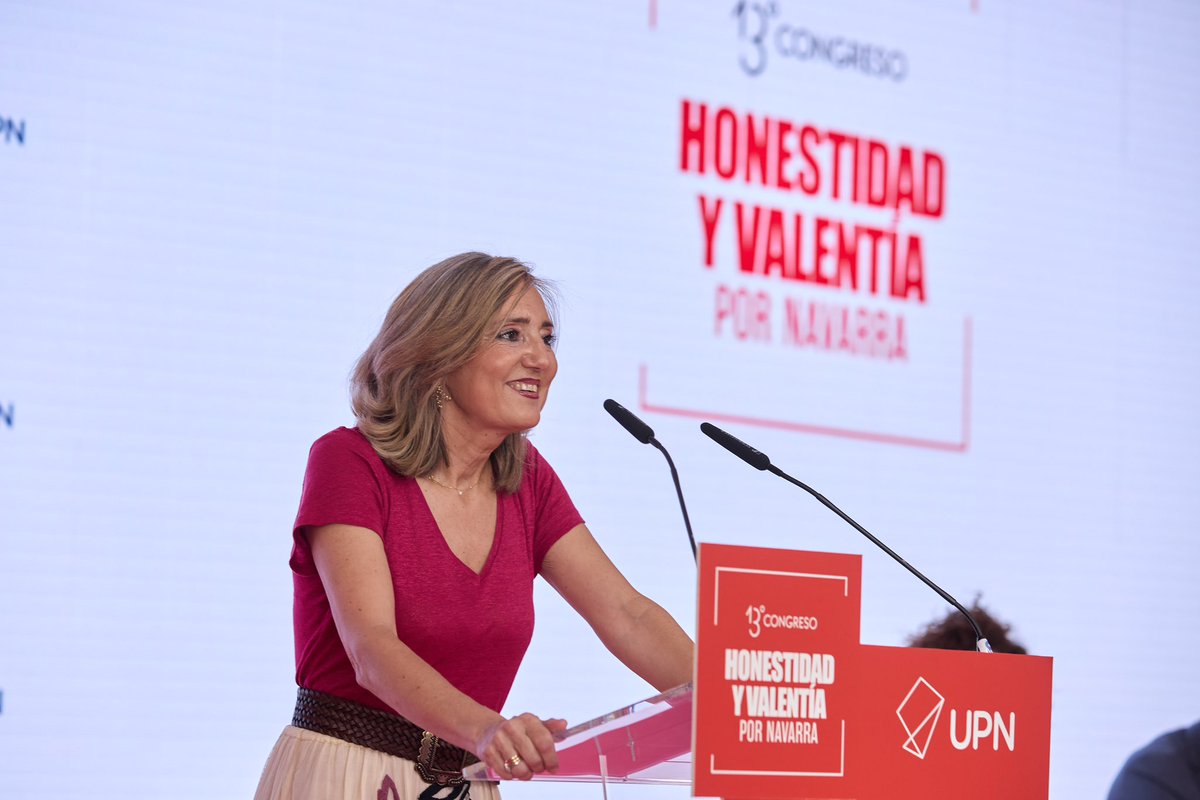 #13CongresoUPN   ⛓️❤️ Finaliza el 13º Congreso de Unión del Pueblo Navarro. Gracias a todos los afiliados y afiliadas que habéis participado. A partir de hoy salimos más reforzados para trabajar por nuestra tierra en cada pueblo y ciudad. #Honestidad #Valentía #PorNavarra