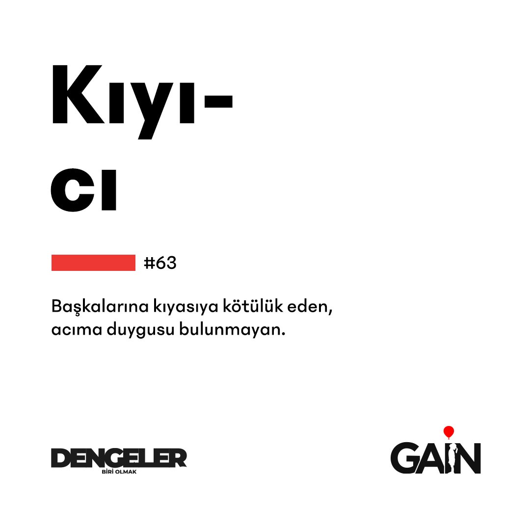 Dengeler: Biri Olmak izleyicisine soru; Ferit’in kullandığı bu kelime hangi bölümde geçmektedir? #GAİNSözlük #DengelerBiriOlmak