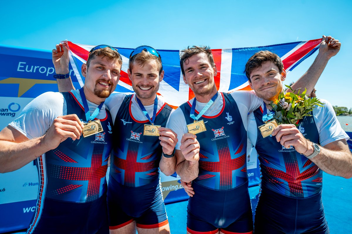 Medals, medals, medals for @BritishRowing! FIVE golds and a silver in Olympic boat classes to top the medal table at the European Championships 💪