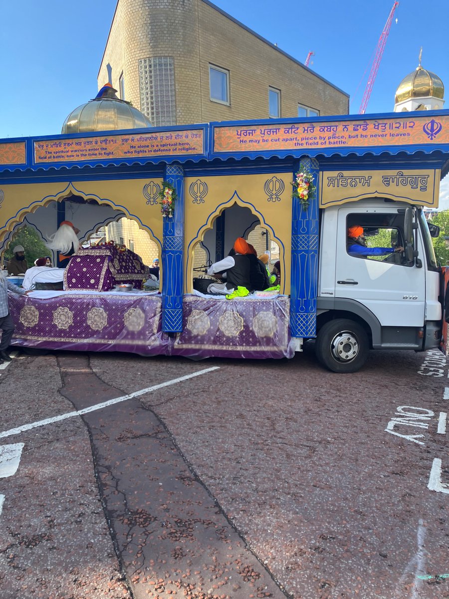 We were honoured to assist with the Woolwich #Vaisakhi Nagar Kirtan event today. Hundreds of members of our Sikh community took part in the procession from Calderwood Street Temple to Ramgarhia Gurdwara Sahib in Mason's Hill, with plenty of food and drink provided along the way!