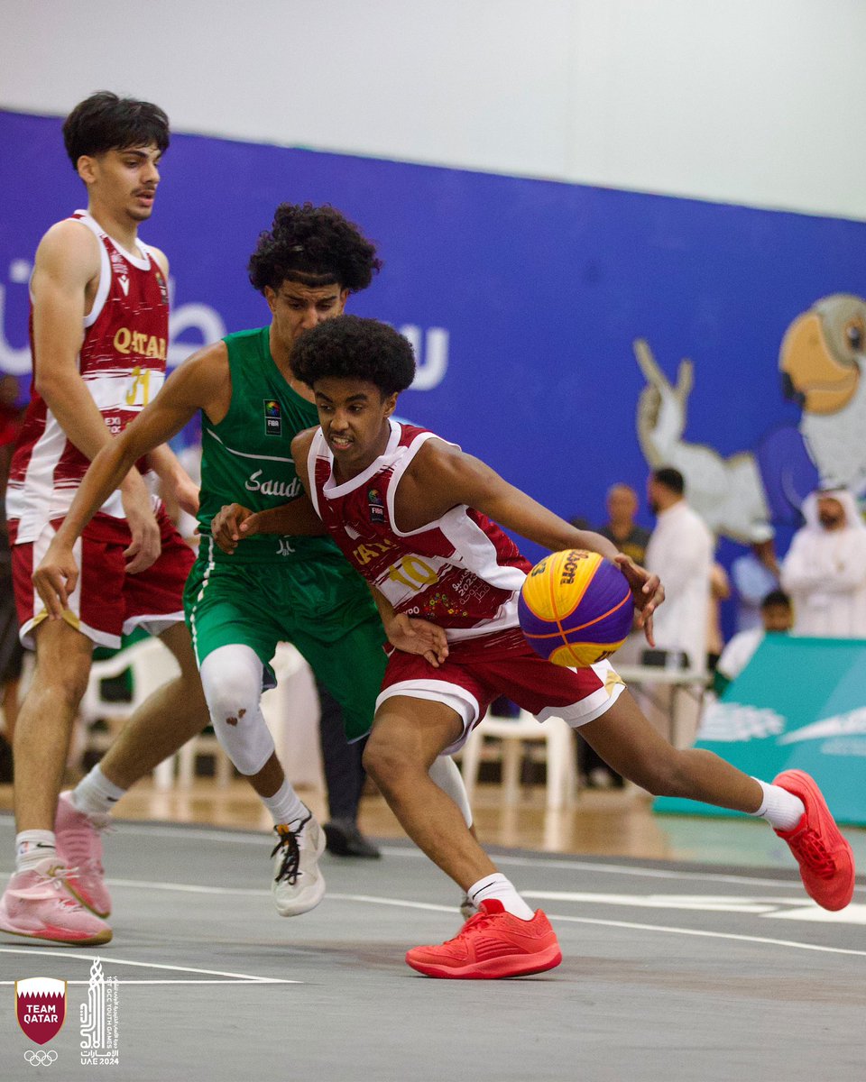 شباب الأدعم لكرة السلة 3 في 3 يحققون ذهبية دورة الألعاب الخليجية للشباب في الإمارات . #كلنا_الأدعم 🇶🇦💪 @qatarbf