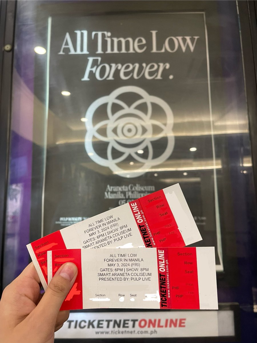 icaxey's tweet photo. physical tix > etix hehe see uuu bois 🥹 https://t.co/mzHV3R6wHd
