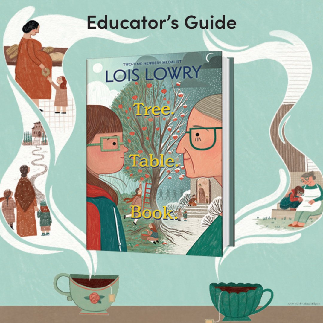 Have you read Lois Lowry's newest book yet? For ideas on how to discuss it with your readers don't miss the educator's guide. bit.ly/44nX5Hd