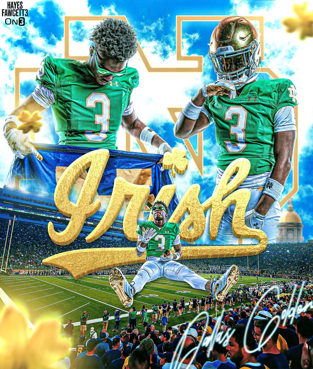 BREAKING: Four-Star Safety Dallas Golden has Committed to Notre Dame, he tells me for @on3recruits The 6’1 185 S from Tampa, FL chose the Fighting Irish over Florida State, Clemson, & Georgia “Golden to the Golden Dome”, All Glory to God! ✝️” on3.com/db/dallas-gold…