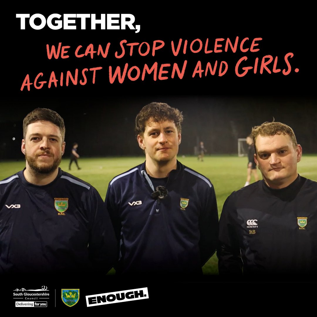 We've teamed up with @kingswoodrfc to highlight how we can all play a part in challenging violence against women and girls. To find out how you can safely intervene if you witness acts of harassment or abuse, watch our video: orlo.uk/Kingswood_RFC_… #VAWG #kingswoodrfc #enough