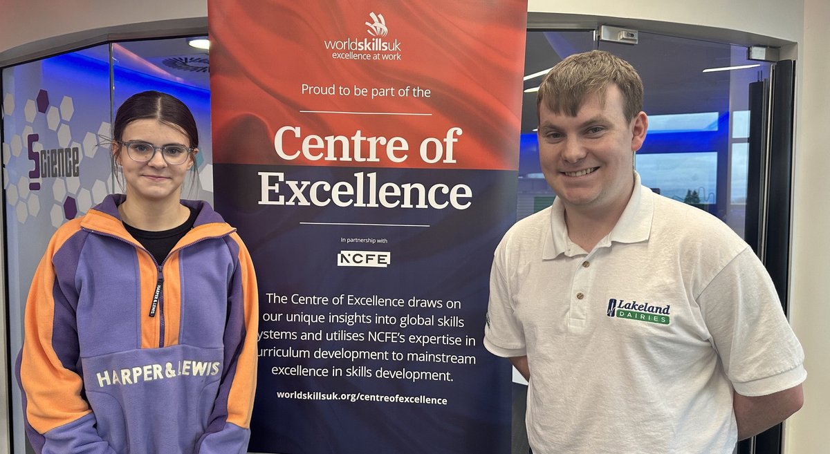 Engineering apprentices Charlie Clarke and Andrew McMaster have taken second place 🥈 at the Inter College competition which tested Automation knowledge and skills of students from across NI FE colleges. ow.ly/wjfo50RoUPm #BetterOffAtSERC
