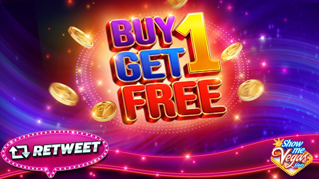 We ❤️ shopping sprees! 🛒 Buy one, get one FREE 💲 Make a purchase today and collect the equivalent amount of coins the next day for FREE! ✨💰 COLLECT COINS + get BOGO deals ▶️ link.showmevegasslots.com/gv7c 
#BOGO #ShowMeVegasSlots #Jackpots #SocialCasino #VideoSlots #Casino #Vegas