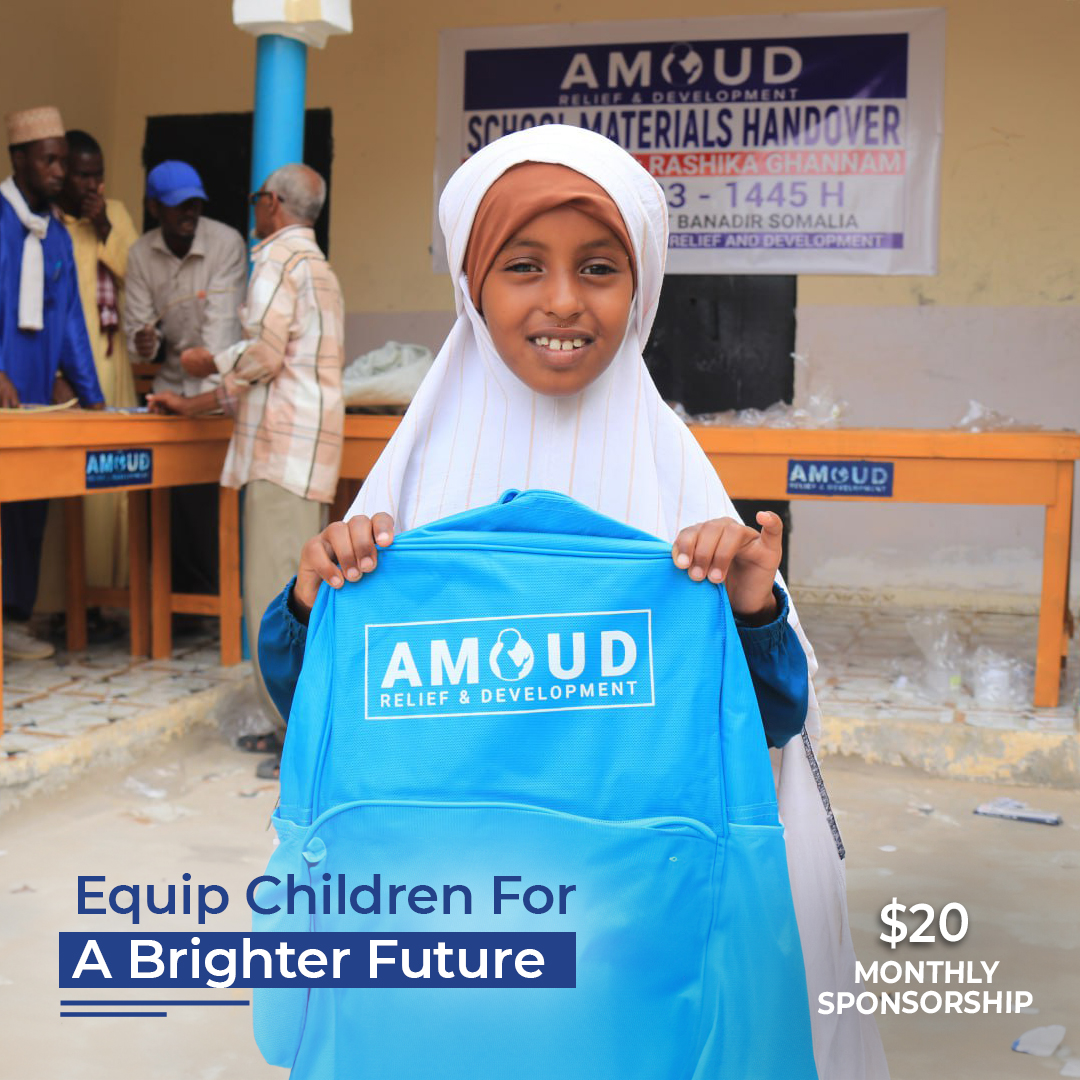 Support a brighter future for children in the #HornOfAfrica!

Your support can empower these children with essential educational opportunities.

Invest in a deprived child's future now by donating at amoudfoundation.org/cause/education.
