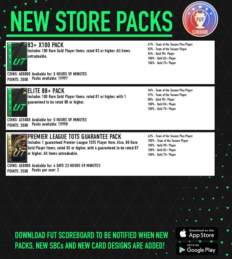 💰 NEW STORE PACKS ADDED 💰