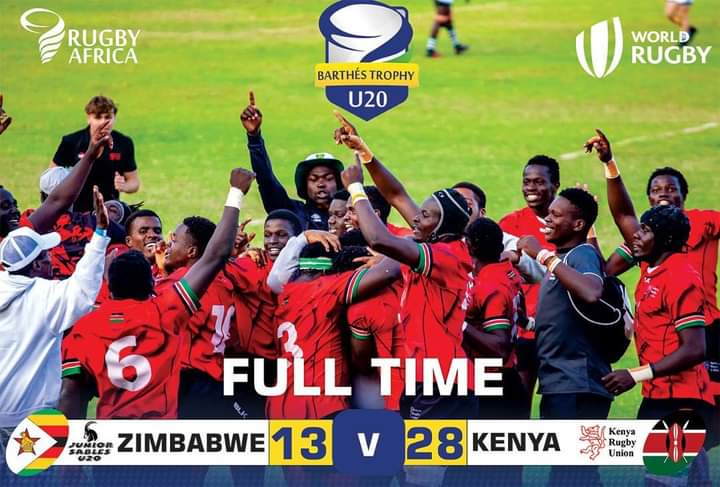 Very proud of the boys. Now on to Scotland for the #WorldRugbyU20Trophy