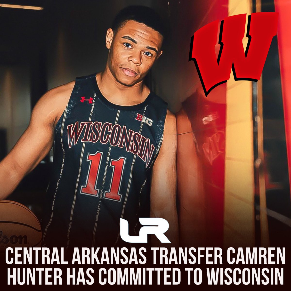 NEWS: Central Arkansas transfer Camren Hunter has committed to Wisconsin, a source tells @LeagueRDY. Hunter is a native of Bryant, Arkansas who played the first two seasons of his career for the Bears. Did not play in 23-24 due to injury. He averaged 16.9PPG, 5.0RPG and 3.9APG…