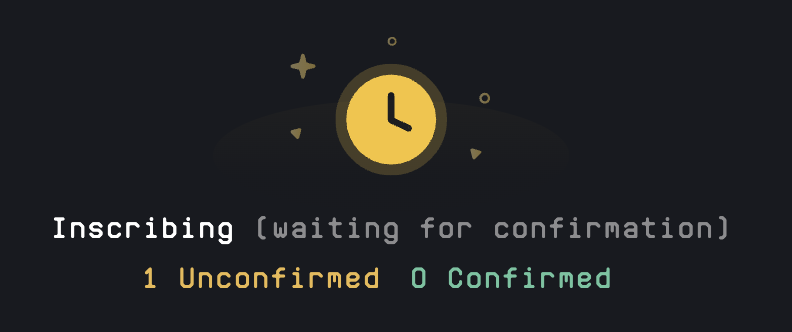 BITSAVADOR's tweet photo. Second test almost complete... Bitcoin is slow, but its worth the wait... #runescriptions https://t.co/nh7pMPO85q