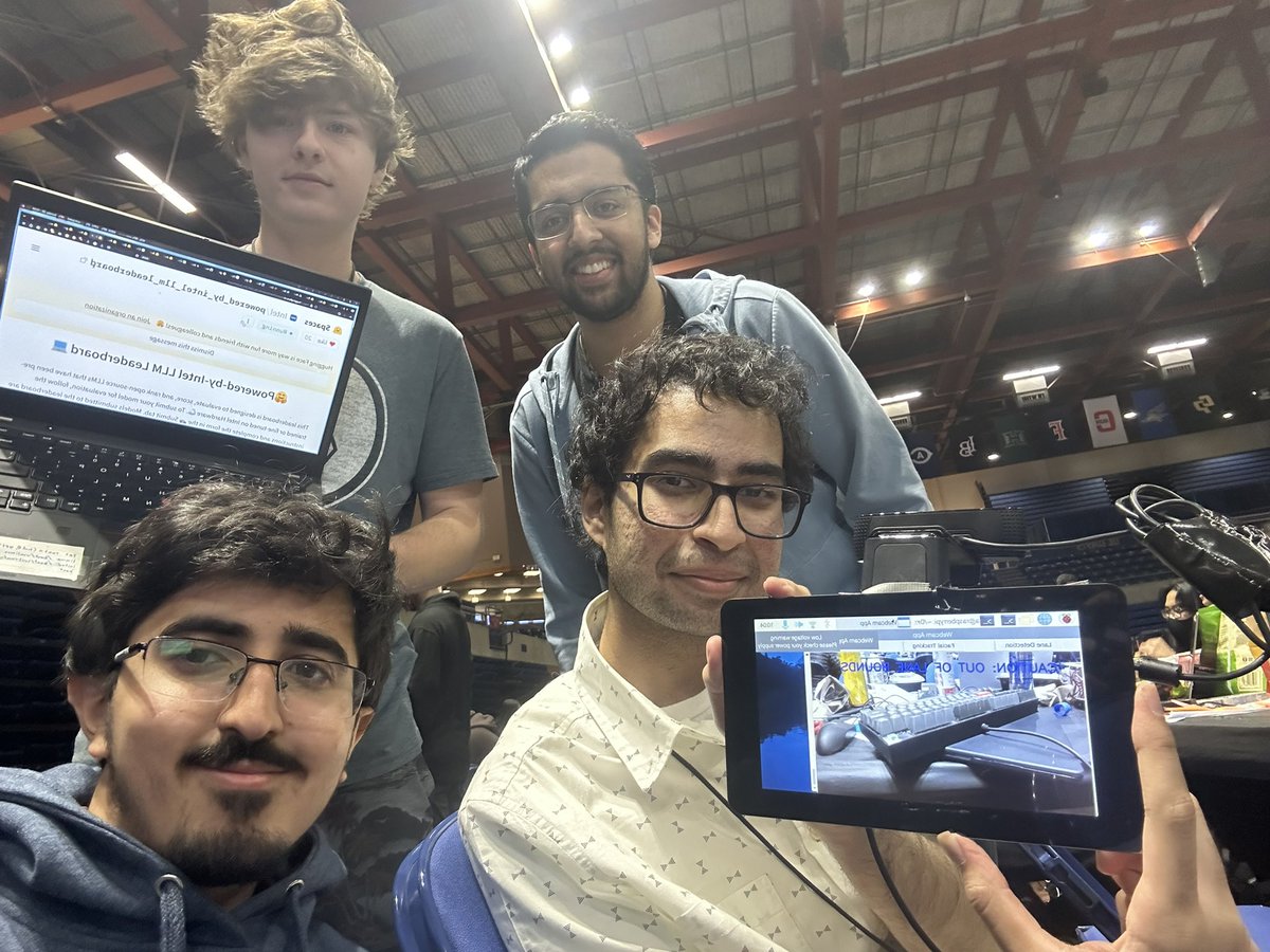 anishahuja_'s tweet photo. HackDavis 2024! Make Roads Safer with Intel AI.
#HackwithIntel @IntelSoftware https://t.co/sWca0dpwpo