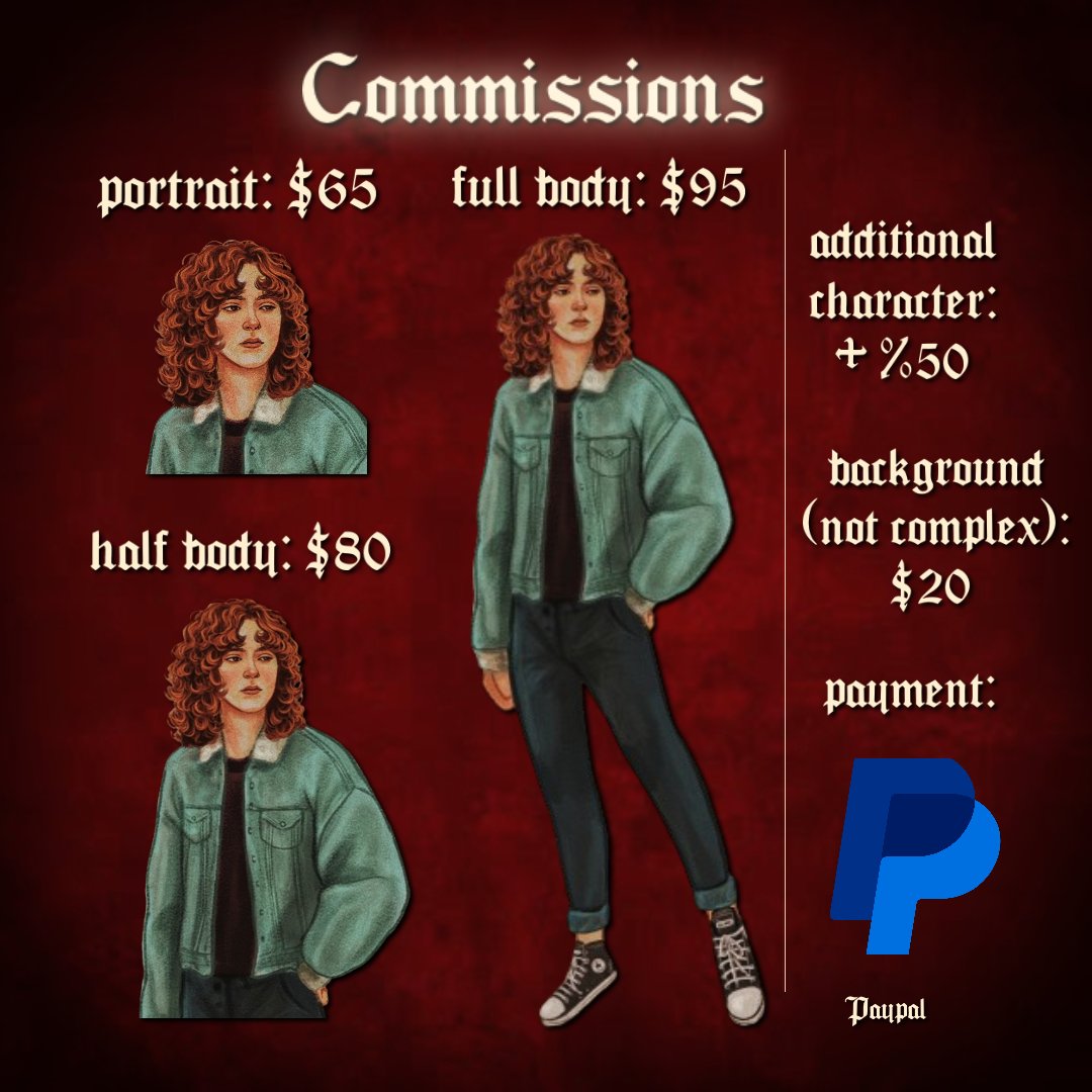 hahghahthah's tweet image. COMMISSIONS OPEN!
Even if you're not interested, I would appreciate if you shared this post 🙏
Scroll down for more information!
#InterviewWithTheVampire #IWTV #commissionsopen
