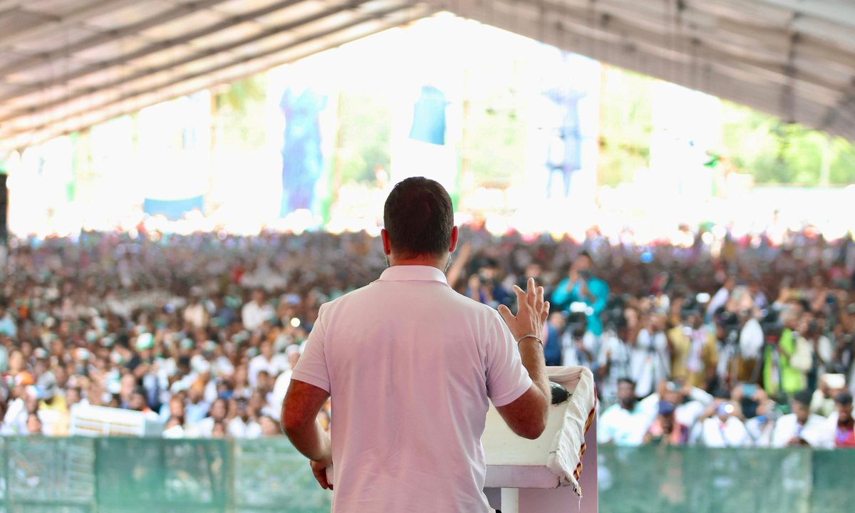 Today, Our leader Sri @RahulGandhi ji addressed a massive public meeting in Kendrapara, Odisha.