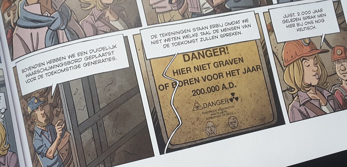 ManuelSintubin's tweet photo. Dus dat waarschuwingsbord is geplaatst in de bergingsgalerij op 400 m diepte 🤣
#Kiekeboes #uranium235 https://t.co/9WygkLDDMw