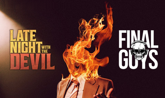 That seventies show returns this week: 8pm EST, live, the @FinalGuys review Late Night with the Devil, now available on #Shudder.