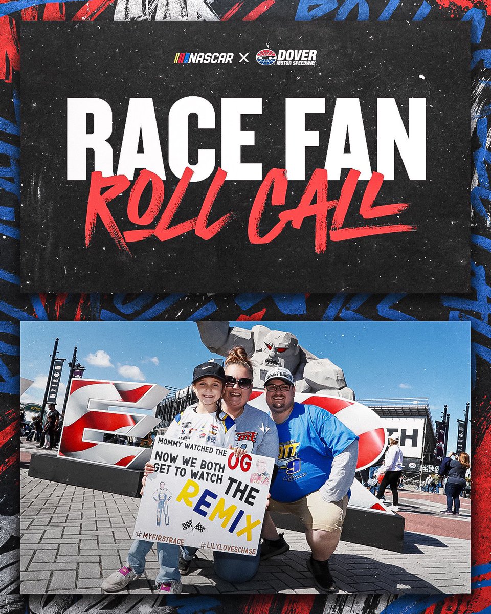 It’s @MonsterMile’s moment! Where are you watching today’s race from? #RaceFanRollCall