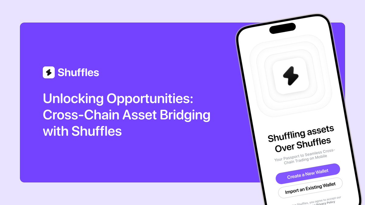 No more liquidity fragmentation bring liquidity from any chain to Solana using Shuffles. Move your assets across blockchain networks on mobile effortlessly. Explore new markets, enhance liquidity, and seize opportunities like never before. Stay tuned, we're closer than you think!