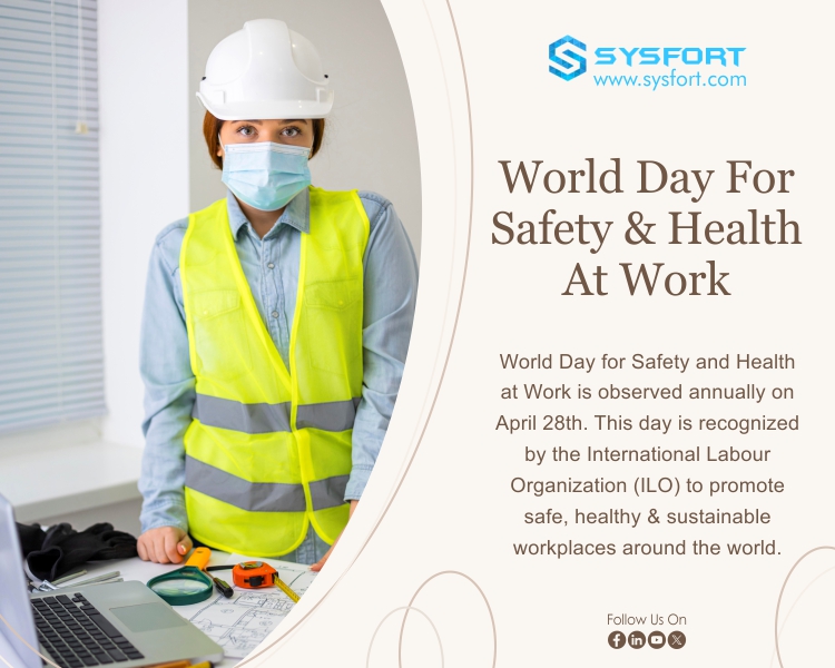 Every workplace deserves safety and health as top priorities. Let's strive for safer, healthier work environments for all.

#WorldSafetyHealthDay #SafeWorkplaces #HealthAtWork #WorkSafety #SafetyFirst #HealthyWorkplaces #OccupationalSafety #WorkplaceHealth #SafetyCulture
