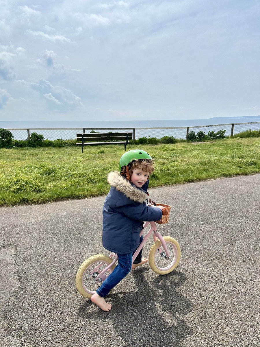 ‘So what sort of bike do you want Arthur?’ 

‘A pink one with a basket on the front please Grandad’ 

🩷💙🩷💙

#southbourne #Bournemouth 

Just need to sort him out some shoes now……🤦🏼‍♂️