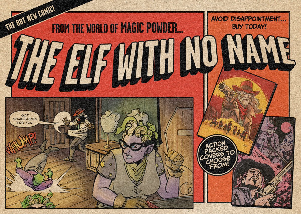 Who wants to see a new page for THE ELF WITH NO NAME? Three followers away from a page drop!