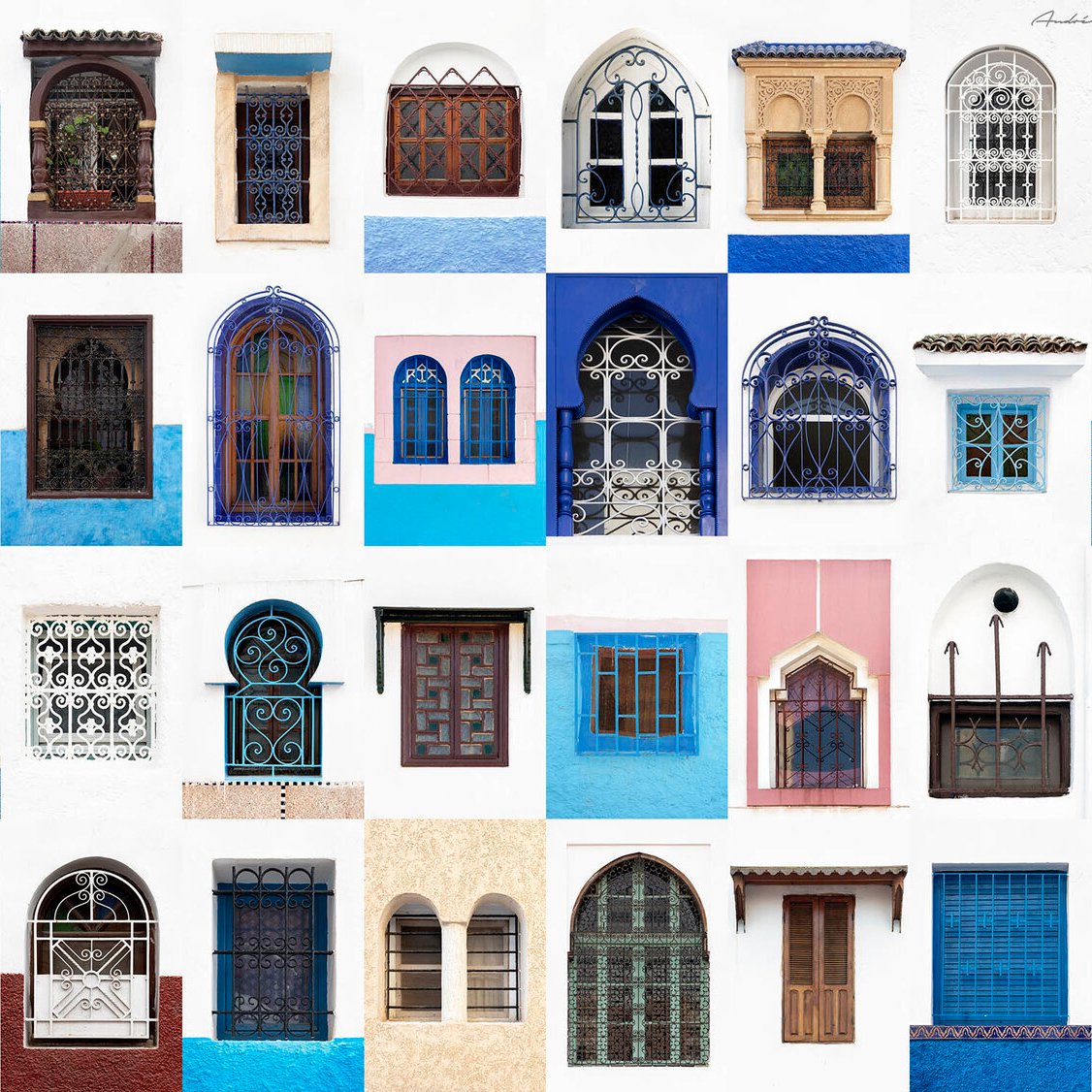 23. Windows of Rabat, Morocco