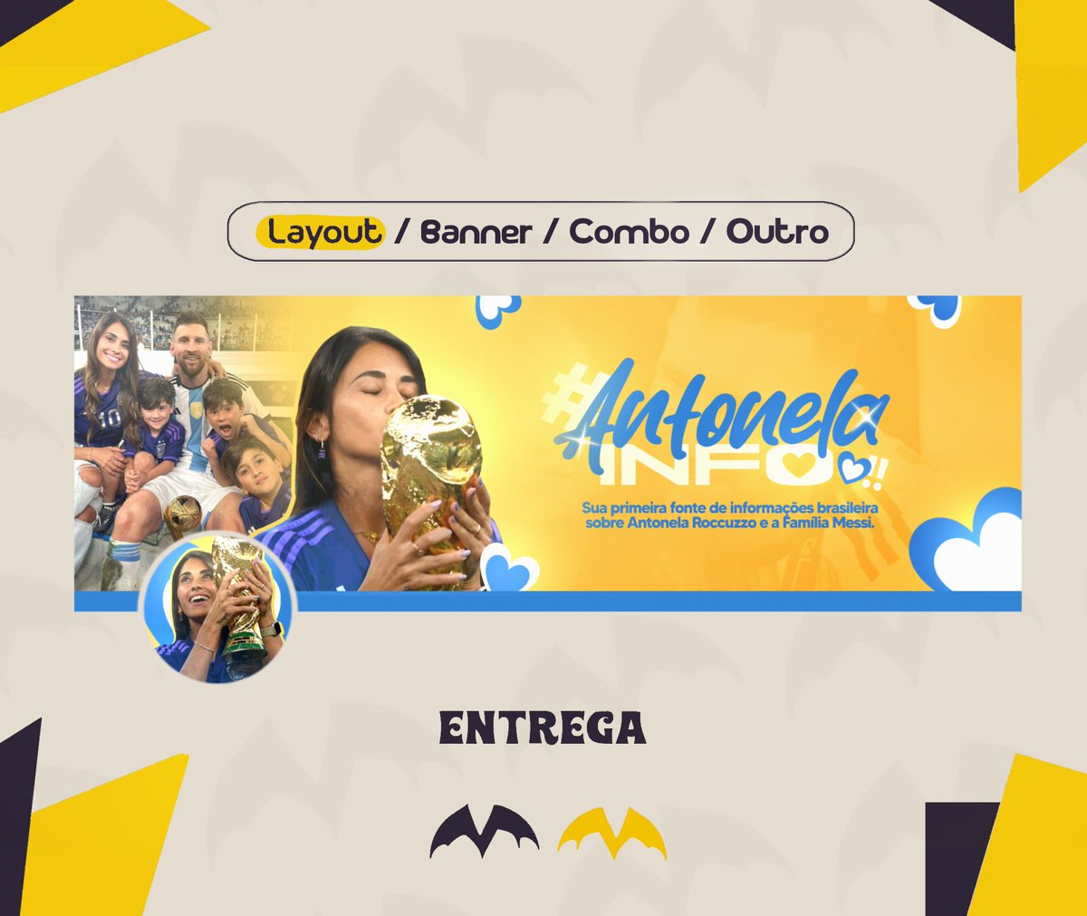 Entrega de Layout.
Muito obrigada por confiar no meu trabalho, volte sempre! 💕
Se interessou? Venha já encomendar seu pedido pela DM! 😉💓