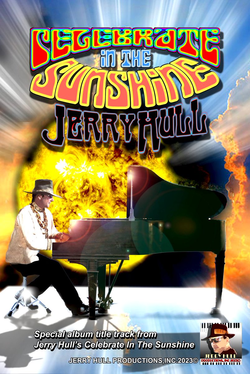 💥🎵😎🎹 Check out! '𝐂𝐄𝐋𝐄𝐁𝐑𝐀𝐓𝐄 𝐈𝐍 𝐓𝐇𝐄 𝐒𝐔𝐍𝐒𝐇𝐈𝐍𝐄' tinyurl.com/CelebrateSunsh… from #recording #artist #JerryHull's #special #album #TITLE #track from 𝘾𝙚𝙡𝙚𝙗𝙧𝙖𝙩𝙚 𝙄𝙣 𝙏𝙝𝙚 𝙎𝙪𝙣𝙨𝙝𝙞𝙣𝙚 ffm.to/celebrateinthe… #epic #sunshine #fun #celebrate #feelgood