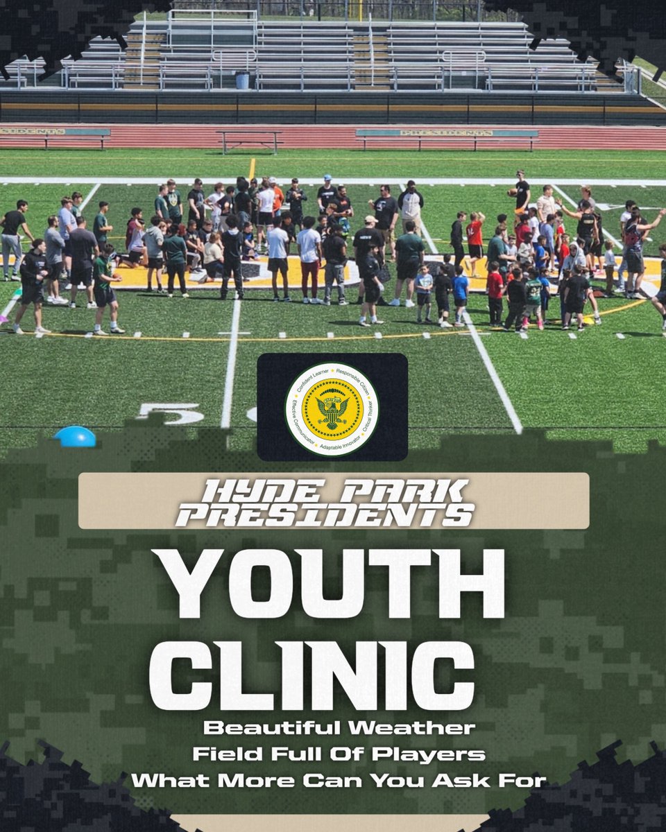 It's great.... To Be.... A Hyde Park President! I say.... It's Great.. To Be.... A Hyde Park President! #HYDEPARKPRIDE #THEPARK @athleticshpcsd @pjsports @DR_P_Roman