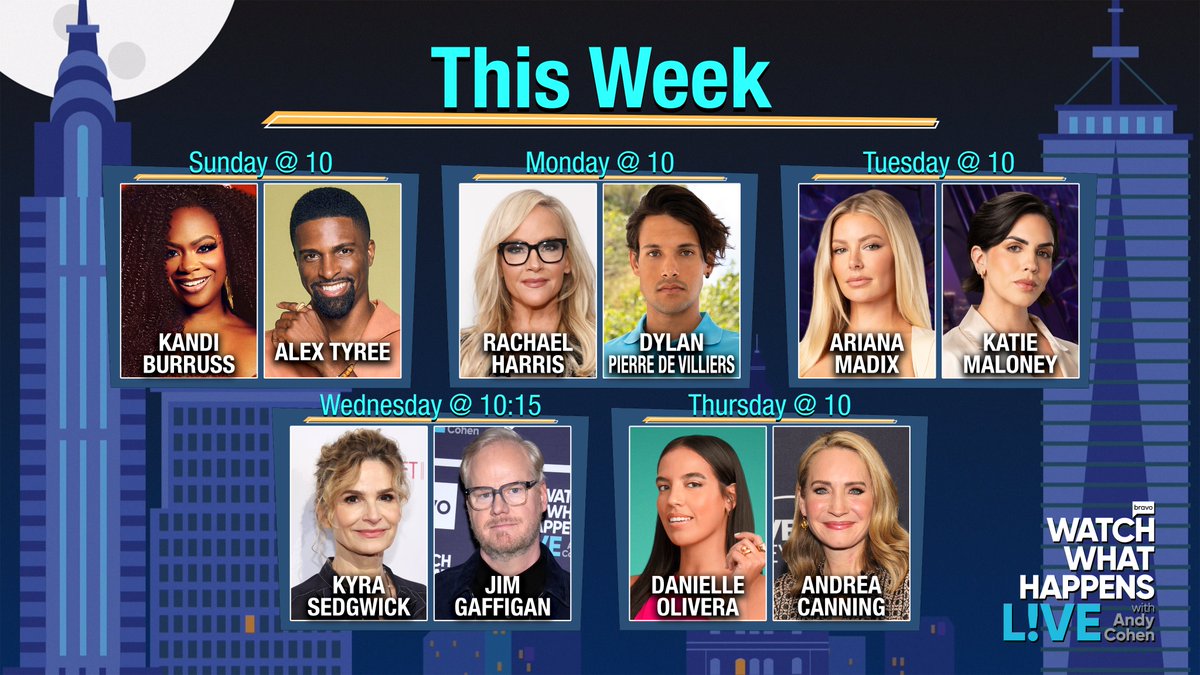 THIS WEEK on #WWHL 🥳