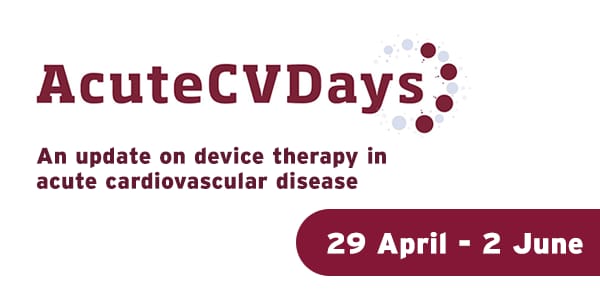Hey guys! We're thrilled to announce #AcuteCVDays @escardio starting this April 29th. Join us for 5 weeks packed with everything you need to know about device therapy in acute cardiovascular disease. It's free! #ACVC_ESC

Programme: 
escardio.org/Sub-specialty-…