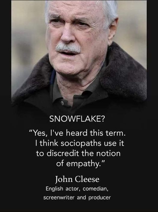 John Cleese, on point as usual