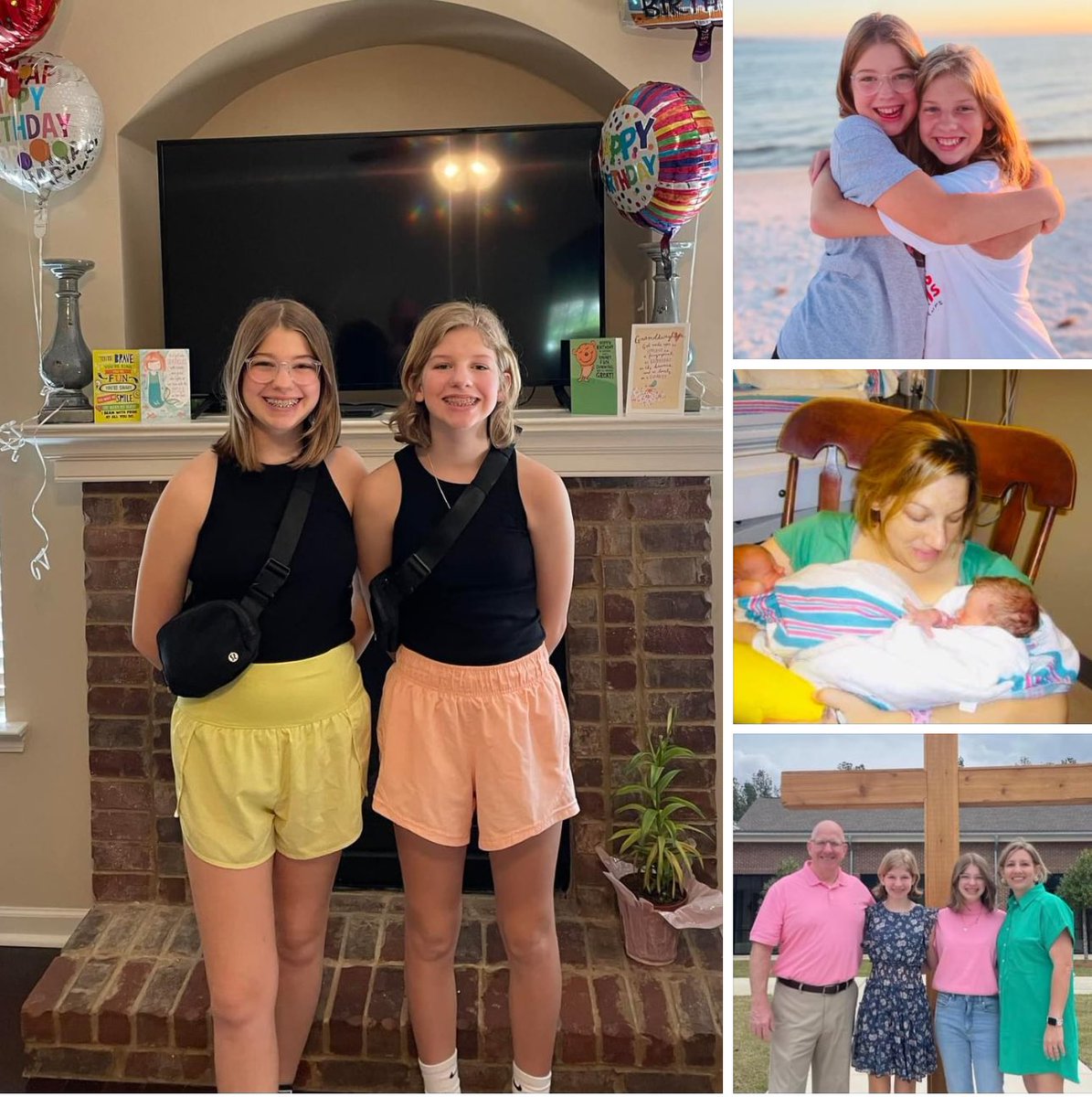 They turned 13 just yesterday- they were born on April 27th, 2011. In the midst of devastating tornadoes in Alabama, Mary Holland and Hattie Trantham of Chelsea, AL were delivered on a harrowing day. Their story on Al.com now 👇 al.com/news/2024/04/a…