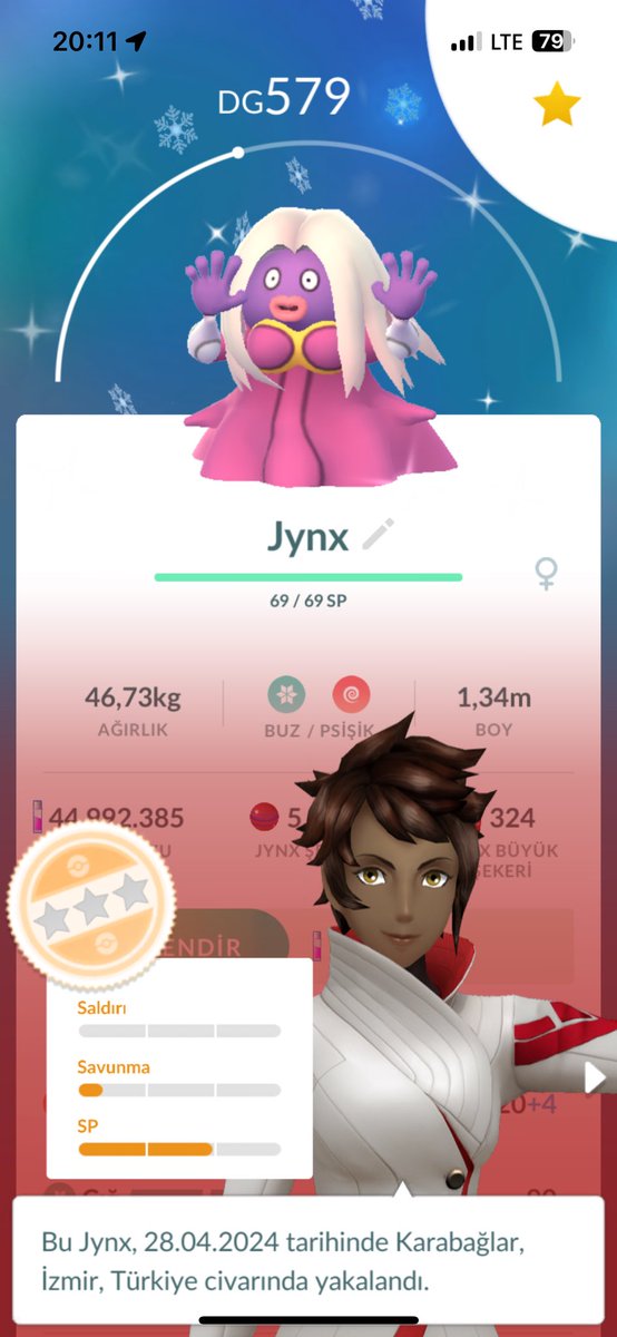 I Caught a Shiny Jynx‼️ ✨✨✨
#ShinyPokemon #ShinyCheck   #PokemonGO #ポケモンGO #色違い #色違いポケモン