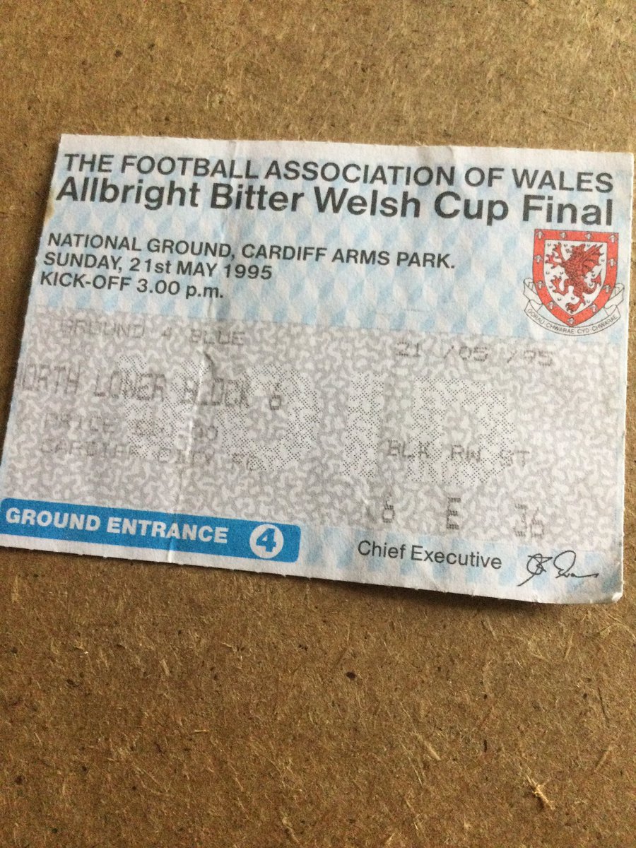 Welsh Cup weekend .. Welsh Cup memories 

May 1995 Final @CardiffCityFC v @Wrexham_AFC 

🏴󠁧󠁢󠁷󠁬󠁳󠁿⚽️

#JDWelshCup