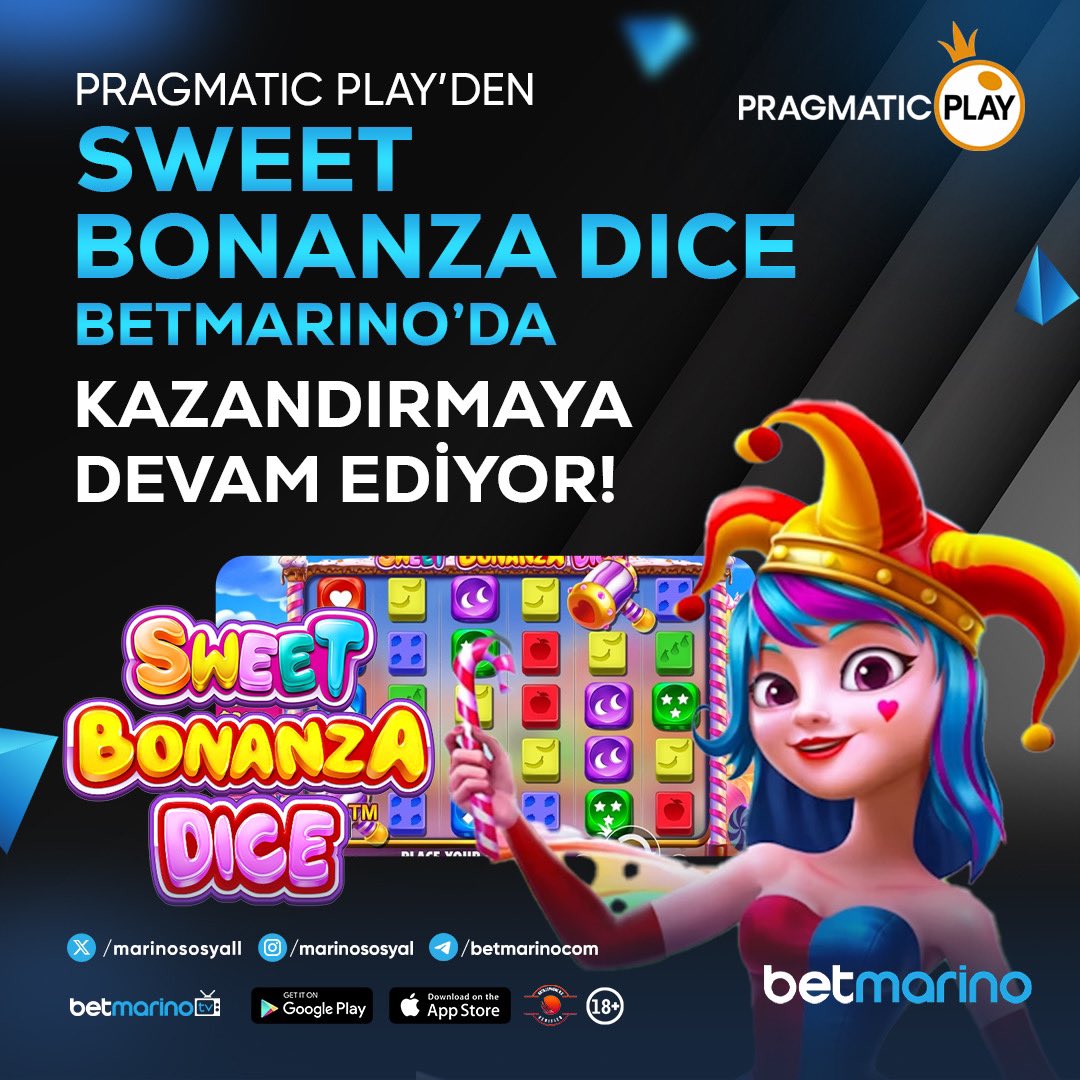 🍭 Tatlı bir yolculuğa hazır mısınız? 🍭 ⚡ Sweet Bonanza Dice ⚡ 🔥 Bu heyecan verici oyunla unutulmaz anlar yaşayın. ℹ️ Sitemize 7/24 kesintisiz erişim için: betmarino.link/guncel 📲 Mobil uygulamamız: betmarino1.app