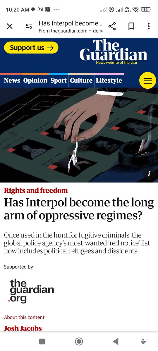 #Undemocratic regimes are using #Interpol red notice as a tool against #innocent people they don't like, turning lives into nightmares. Innocent people should receive 100 million euro in damages from the country that wrongly put them on red notice. #stopstateterrorism
