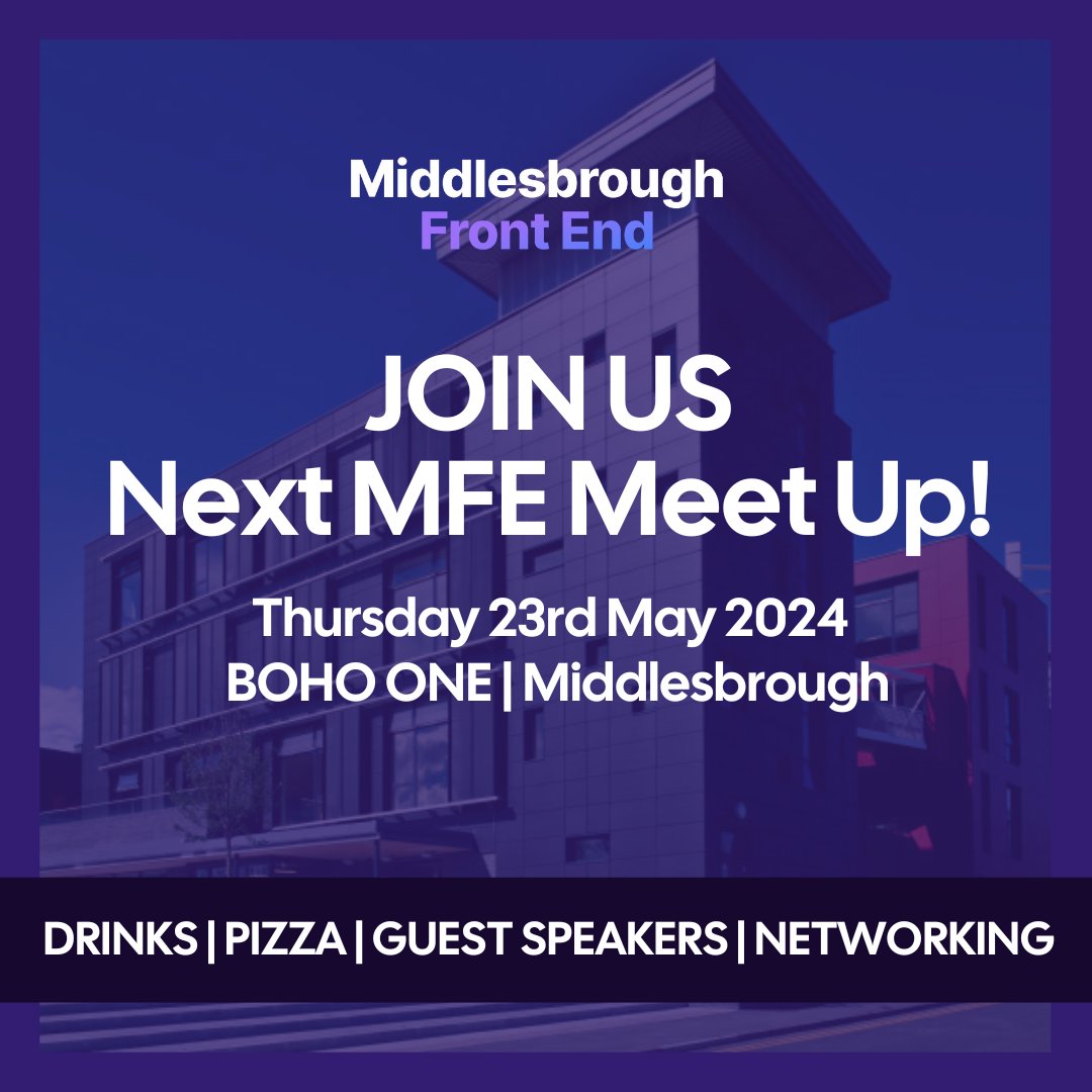 Fancy a FREE MFE24 Conference ticket? Speak at one of our meet-ups, get in touch today! 🎟️ Register your free space: loom.ly/-5HKf8c Thursday 23rd May | Boho One | Middlesbrough